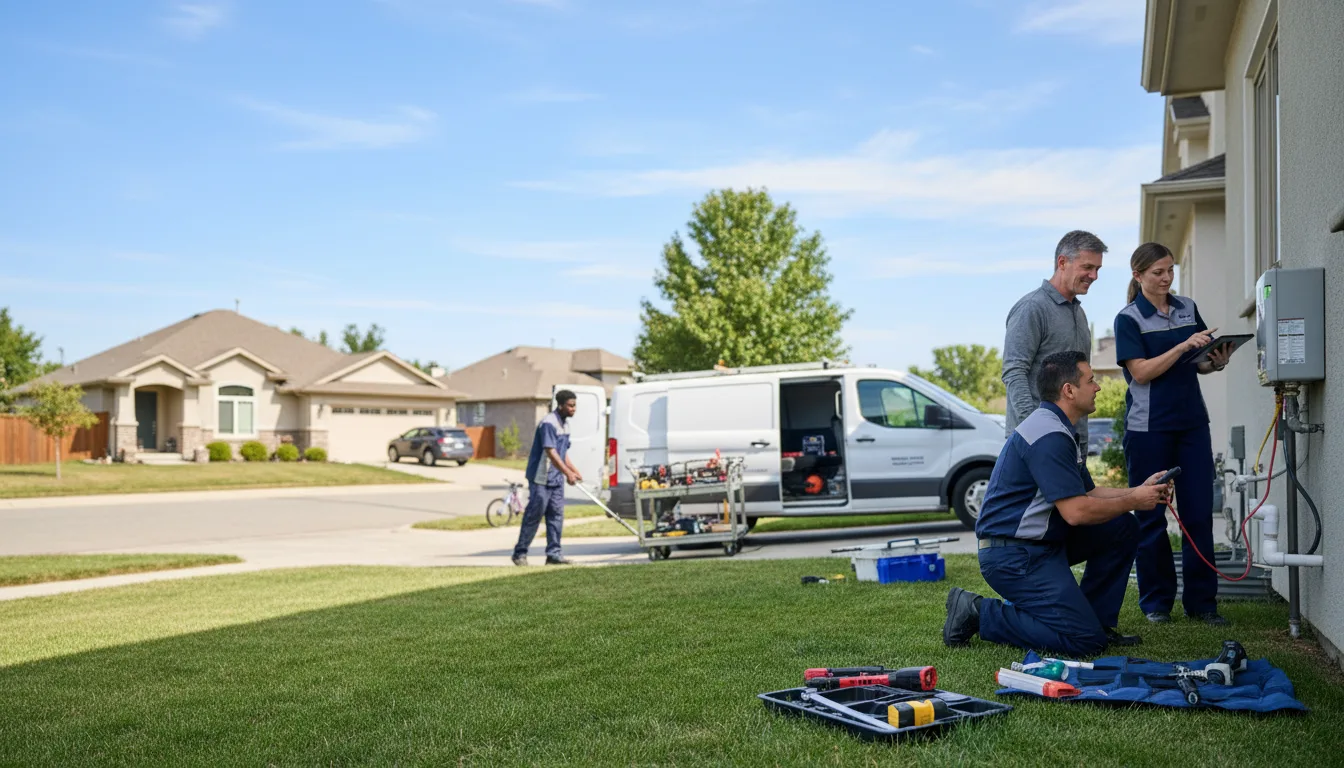 Tankless water heater service in Riverton, NE